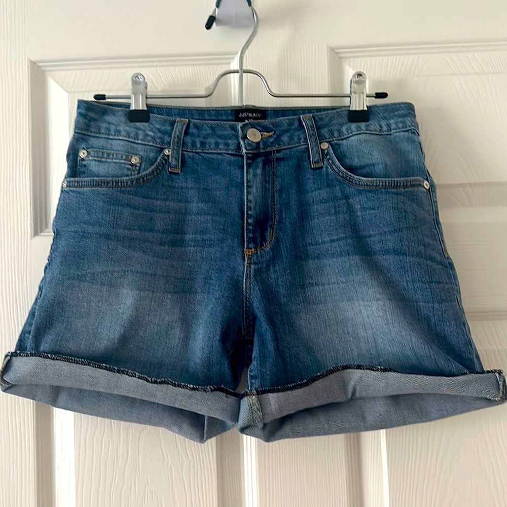 Just Black Denim Shorts
